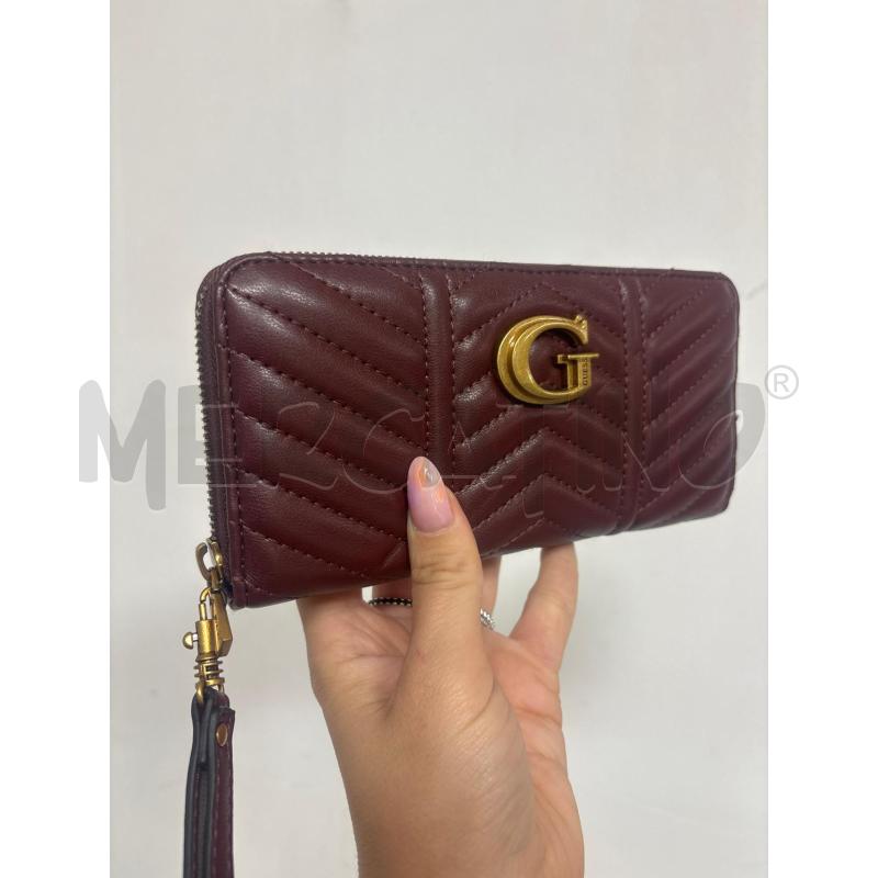 PORTA FOGLIO  GUESS COLOR MERLOT | Mercatino dell'Usato Trapani corso mattarella 3