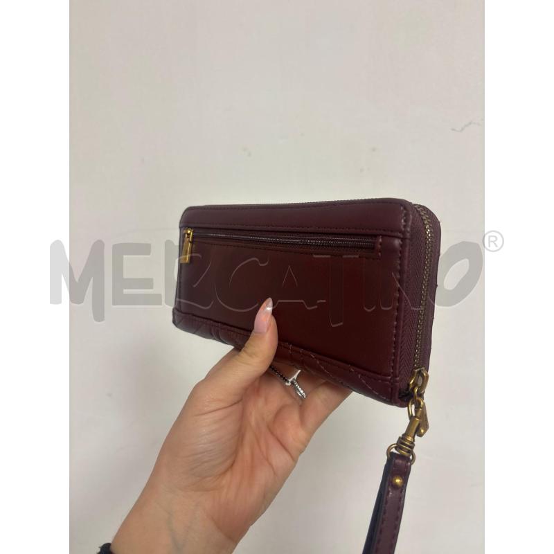 PORTA FOGLIO  GUESS COLOR MERLOT | Mercatino dell'Usato Trapani corso mattarella 4