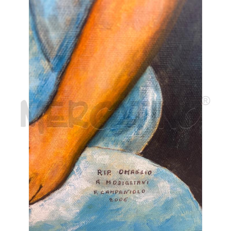 QUADRO COPIA MODIGLIANI - ALILICE- OLIO SU TELA | Mercatino dell'Usato Trapani corso mattarella 4