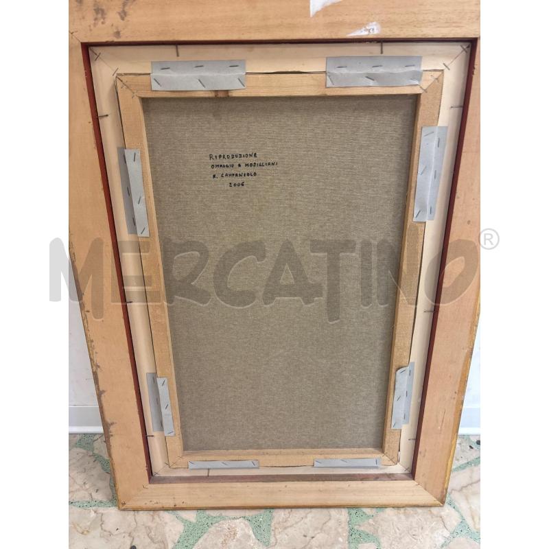 QUADRO COPIA MODIGLIANI - ALILICE- OLIO SU TELA | Mercatino dell'Usato Trapani corso mattarella 5