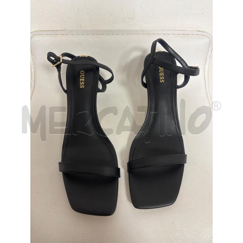 SANDALI DONNA  GUESS NERO | Mercatino dell'Usato Trapani corso mattarella 2