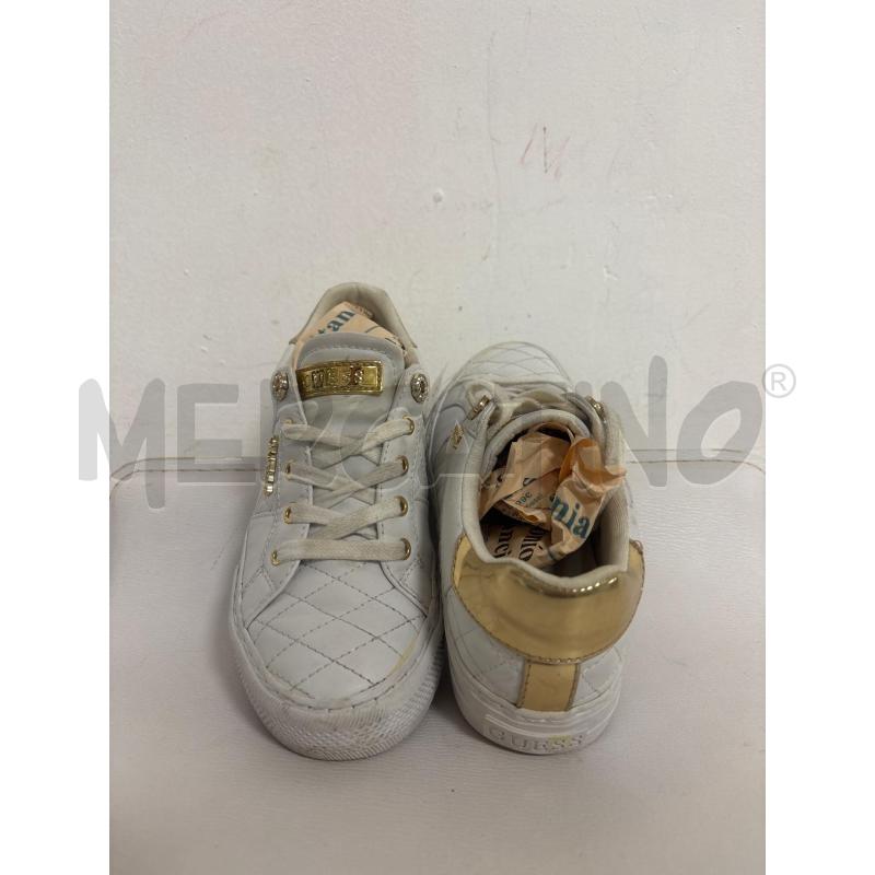 SCARPE DONNA GUESS ORO E BIANCO | Mercatino dell'Usato Trapani corso mattarella 1