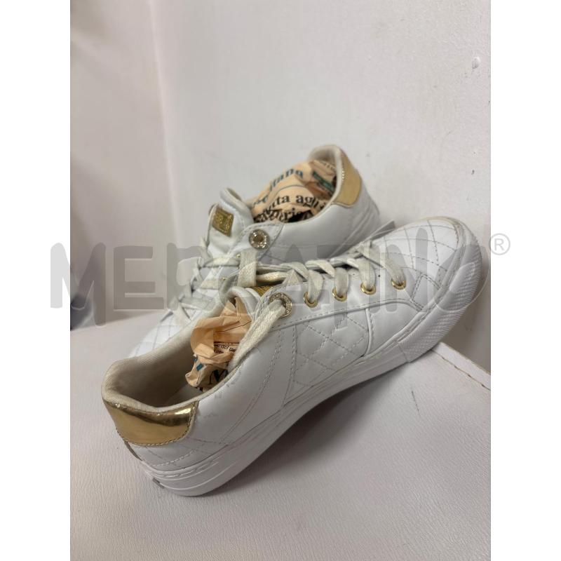 SCARPE DONNA GUESS ORO E BIANCO | Mercatino dell'Usato Trapani corso mattarella 3