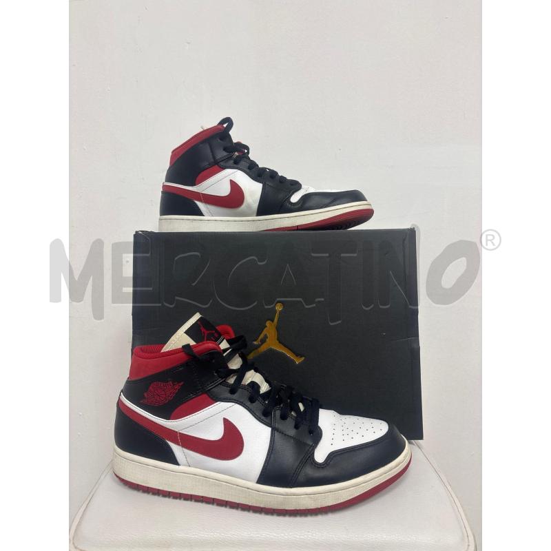 SCARPE UOMO JORDAN ROSSE E NERE | Mercatino dell'Usato Trapani corso mattarella 1