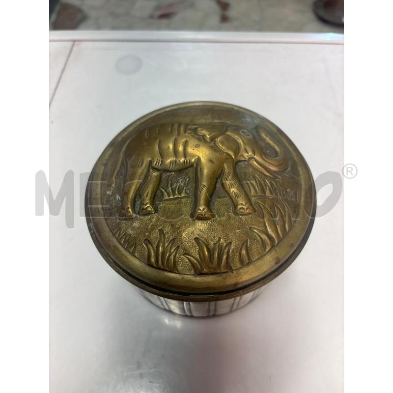 SCATOLA IN SHEFFIELD FIGURA ELEFANTE TONDO | Mercatino dell'Usato Trapani corso mattarella 2
