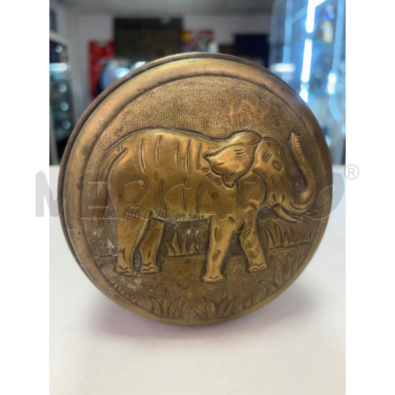 SCATOLA IN SHEFFIELD FIGURA ELEFANTE TONDO | Mercatino dell'Usato Trapani corso mattarella 3