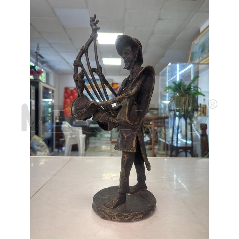 SCULTURA PICCOLA BRONZO DEL GHANA | Mercatino dell'Usato Trapani corso mattarella 1