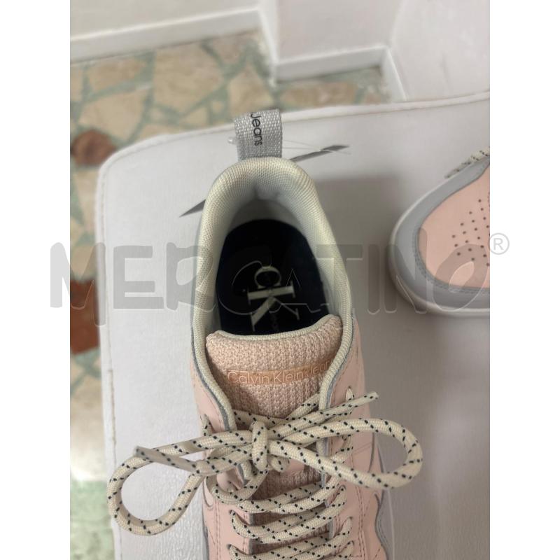 SNEAKERS DONNA  CK CALVIN KLEIN ROSA  | Mercatino dell'Usato Trapani corso mattarella 2