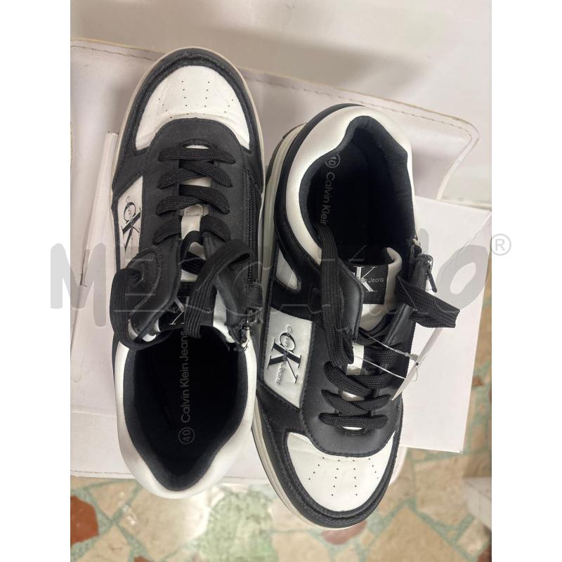 SNEAKERS UOMO  NERO BINCO CALVIN KLEIN  | Mercatino dell'Usato Trapani corso mattarella 2