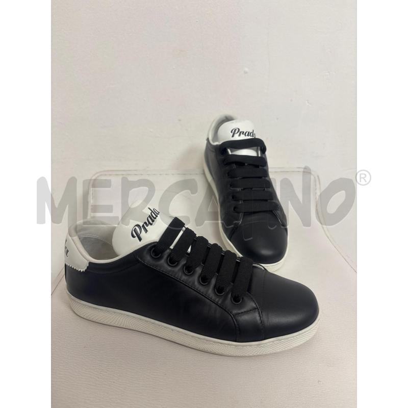 SNEAKERS   PRADA NERO BIANCO  | Mercatino dell'Usato Trapani corso mattarella 3