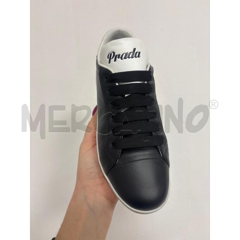 SNEAKERS   PRADA NERO BIANCO  | Mercatino dell'Usato Trapani corso mattarella 5