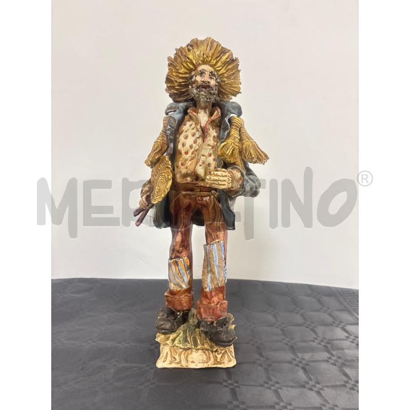 STATUA IN TERRACOTTA MANIFATTURA ERICINA VECCHIETTO SICILIANO | Mercatino dell'Usato Trapani corso mattarella 1
