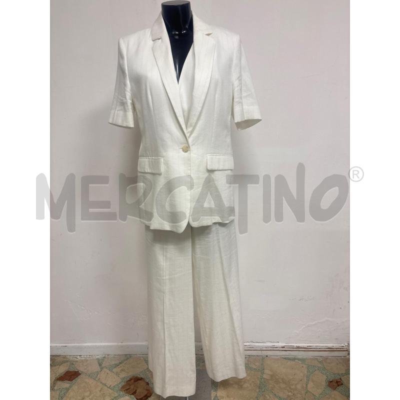 TAILLEUR MARELLA BAINCO GESSATO 3 PEZZI | Mercatino dell'Usato Trapani corso mattarella 1