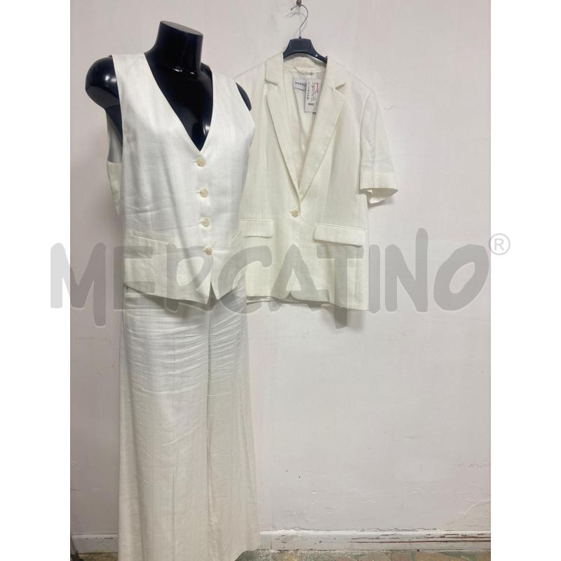 TAILLEUR MARELLA BAINCO GESSATO 3 PEZZI | Mercatino dell'Usato Trapani corso mattarella 3