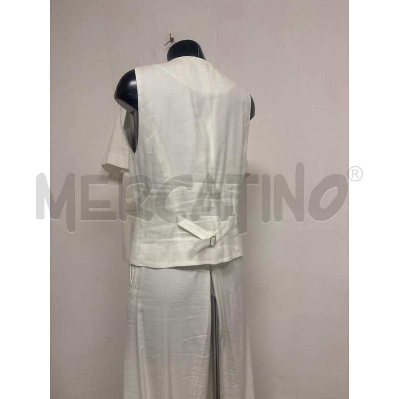 TAILLEUR MARELLA BAINCO GESSATO 3 PEZZI | Mercatino dell'Usato Trapani corso mattarella 4