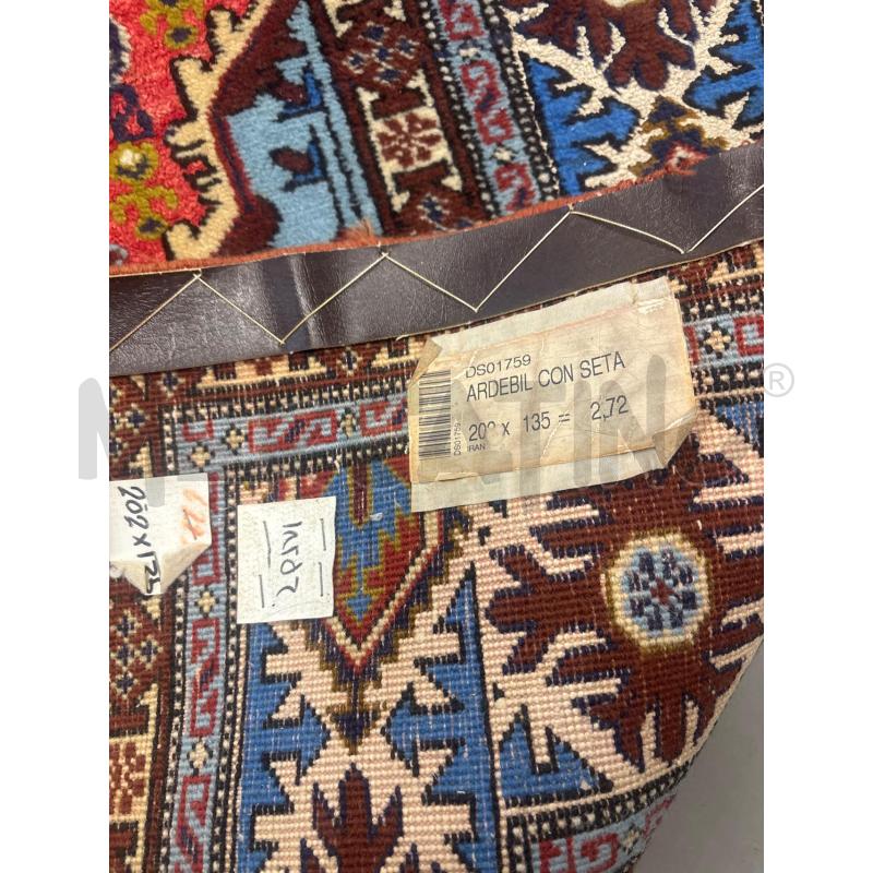 TAPPETO  PERSIANO ARDEBIL CON SETA MISURA 200 X 135 | Mercatino dell'Usato Trapani corso mattarella 5
