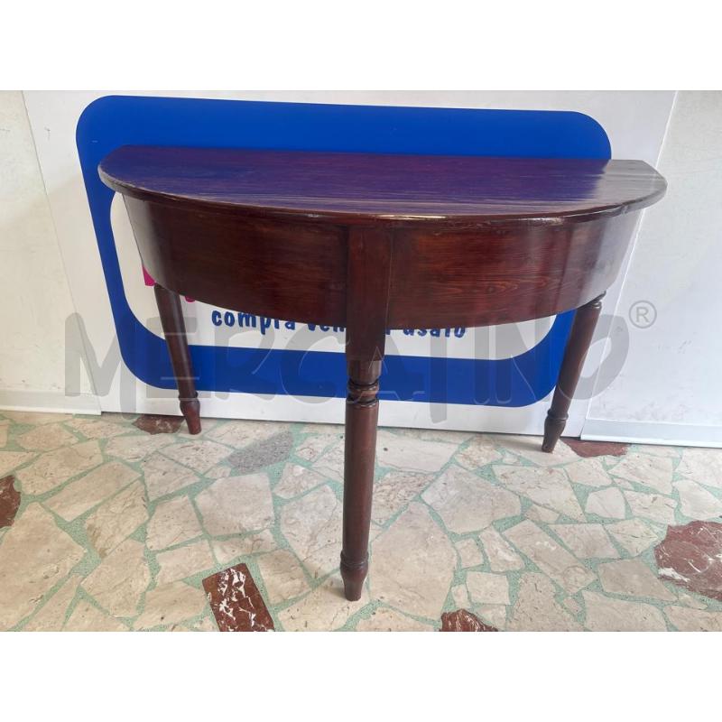 TAVOLO  CONSOLLE MEZZA LUNA SICILIANO  | Mercatino dell'Usato Trapani corso mattarella 1