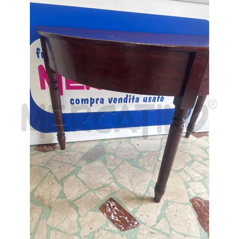 TAVOLO  CONSOLLE MEZZA LUNA SICILIANO  | Mercatino dell'Usato Trapani corso mattarella 4