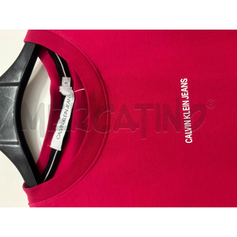T SHIRT CALVIN KLEIN ROSA  | Mercatino dell'Usato Trapani corso mattarella 3