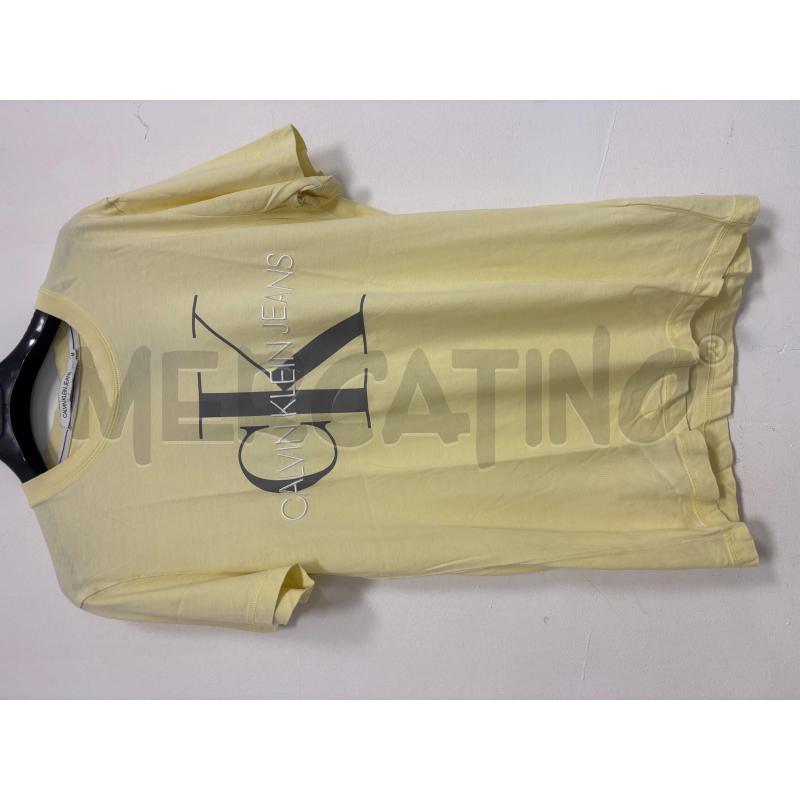 T SHIRT UOMO GIALLA CALVIN KLEIN | Mercatino dell'Usato Trapani corso mattarella 1