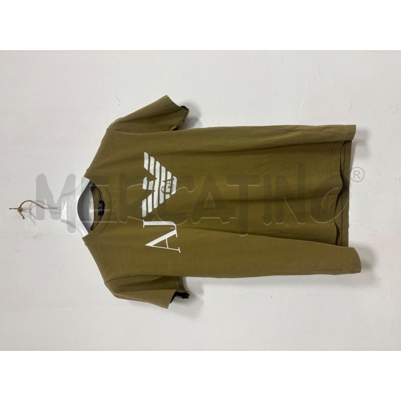 T SHIRT UOMO  ARMANI  VERDE OLIVA  | Mercatino dell'Usato Trapani corso mattarella 1
