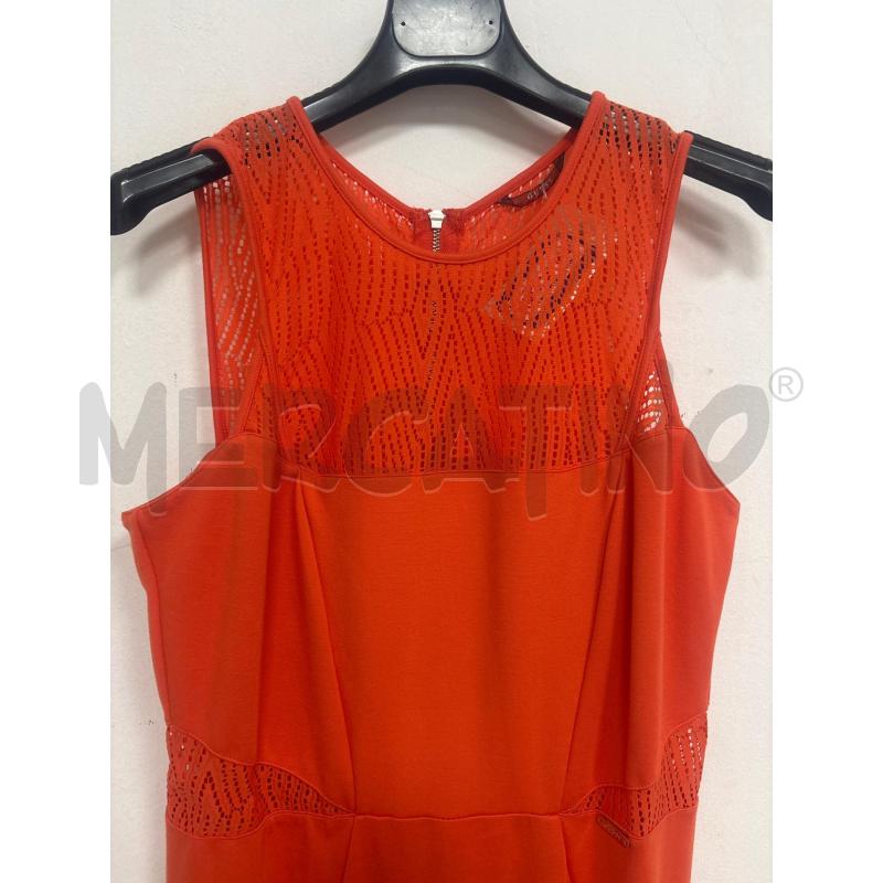 VESTITO DONNA GUESS ARANCIONE | Mercatino dell'Usato Trapani corso mattarella 2