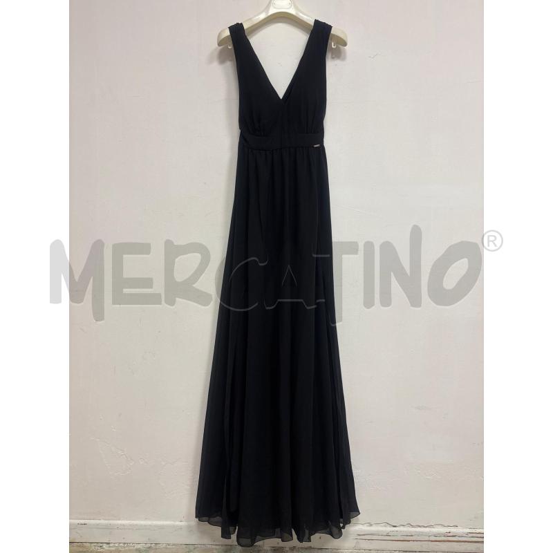 VESTITO DONNA LUIJO NERO LUNGO | Mercatino dell'Usato Trapani corso mattarella 1