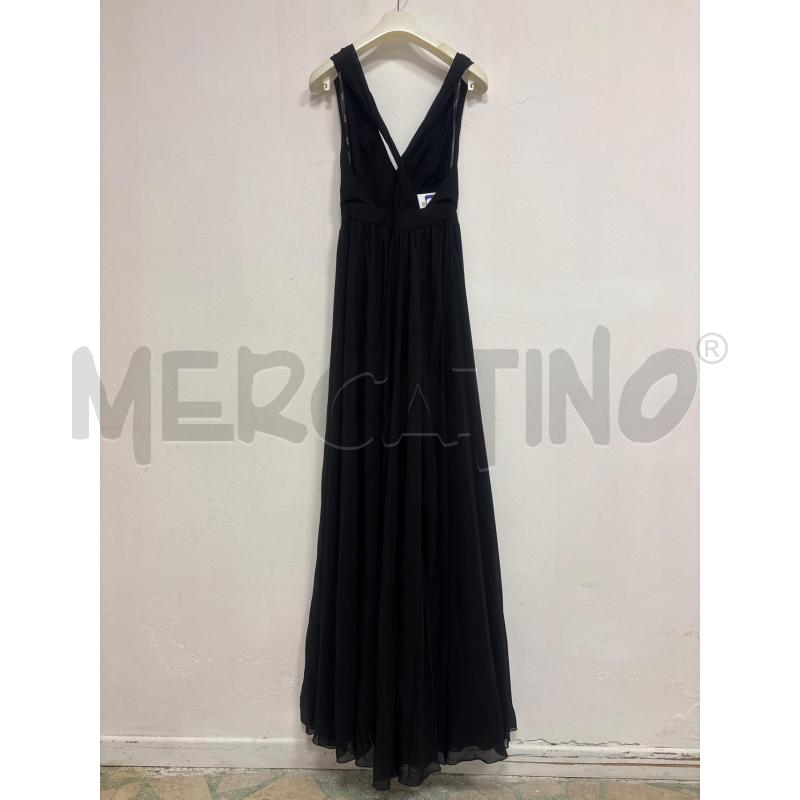 VESTITO DONNA LUIJO NERO LUNGO | Mercatino dell'Usato Trapani corso mattarella 3