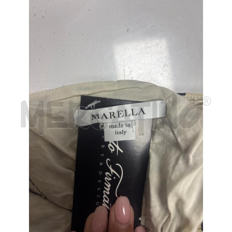 VESTITO DONNA MARELLA POIS NERI BEGIE | Mercatino dell'Usato Trapani corso mattarella 4