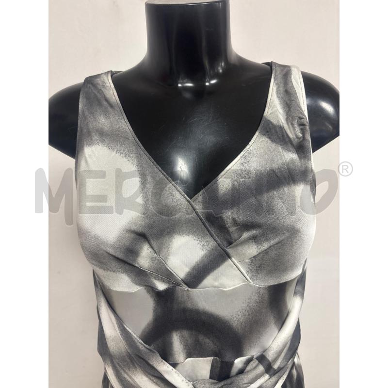VESTITO DONNA MOSCHINO GRIGIO E BIANCO | Mercatino dell'Usato Trapani corso mattarella 2