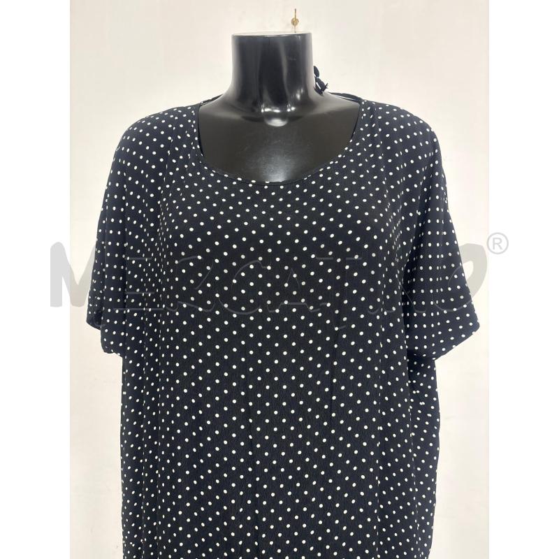 VESTITO DONNA TWINSET NERO POIS BIANCHI | Mercatino dell'Usato Trapani corso mattarella 2