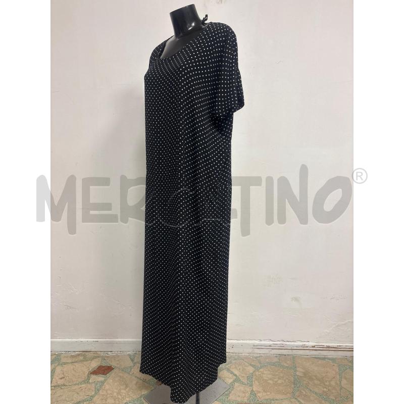 VESTITO DONNA TWINSET NERO POIS BIANCHI | Mercatino dell'Usato Trapani corso mattarella 3