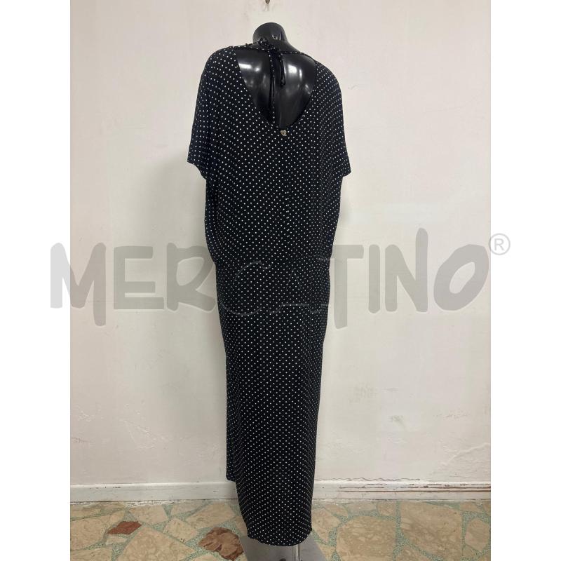 VESTITO DONNA TWINSET NERO POIS BIANCHI | Mercatino dell'Usato Trapani corso mattarella 4
