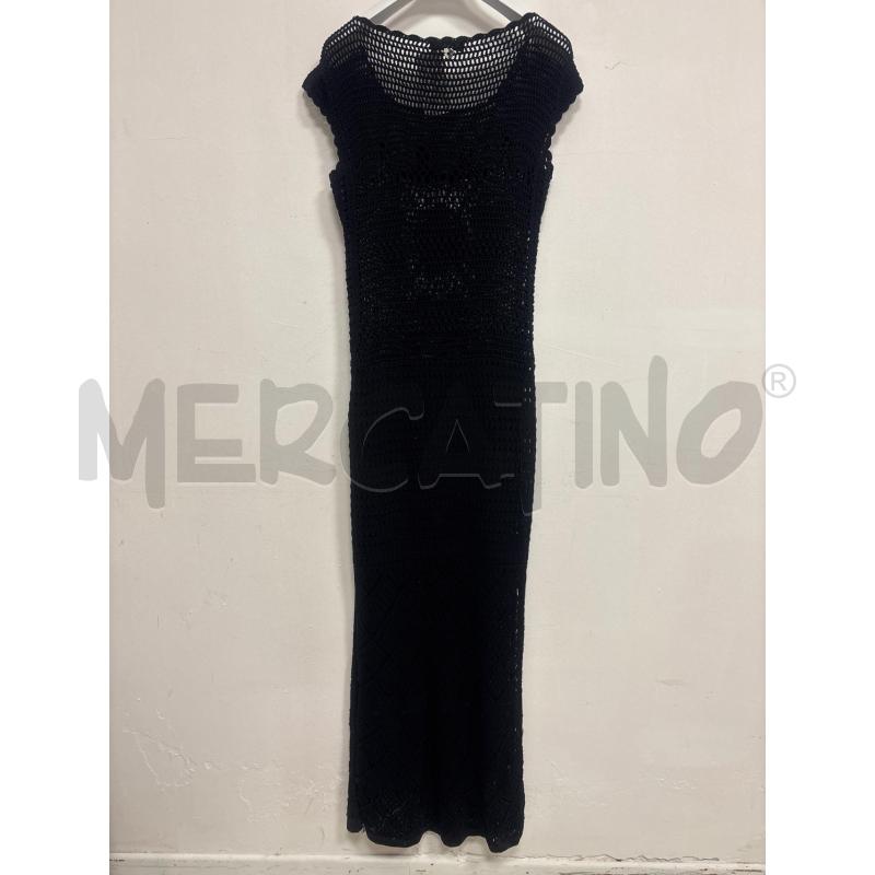 VESTITO DONNA TWINSET NERO TRAFORATO | Mercatino dell'Usato Trapani corso mattarella 3
