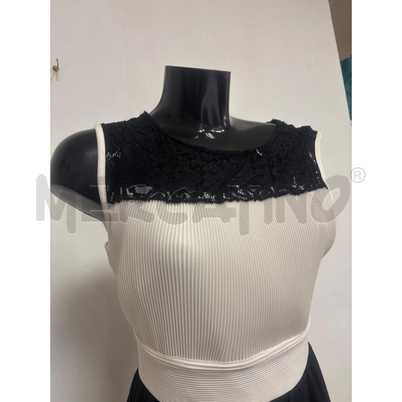VESTITO DONNA  BIANCO NERO RINASCIMENTO  | Mercatino dell'Usato Trapani corso mattarella 3