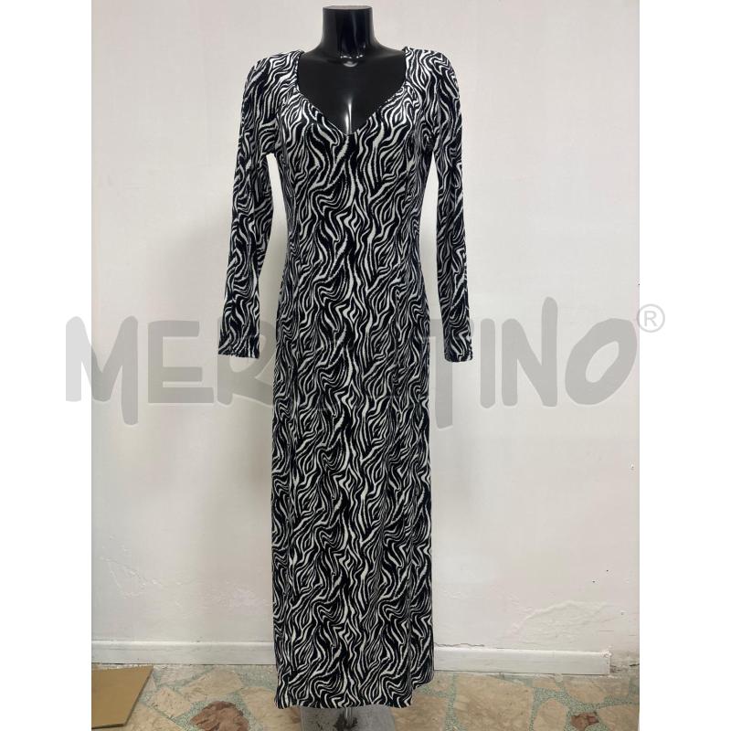VESTITO DONNA  FERMAS BIANCO NERO | Mercatino dell'Usato Trapani corso mattarella 1