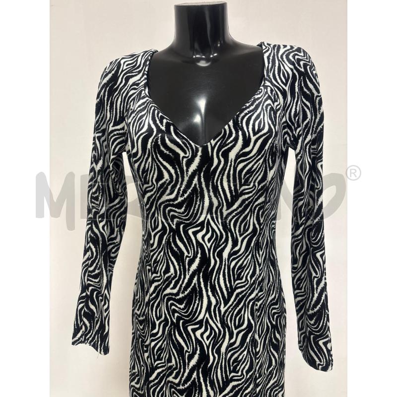 VESTITO DONNA  FERMAS BIANCO NERO | Mercatino dell'Usato Trapani corso mattarella 2