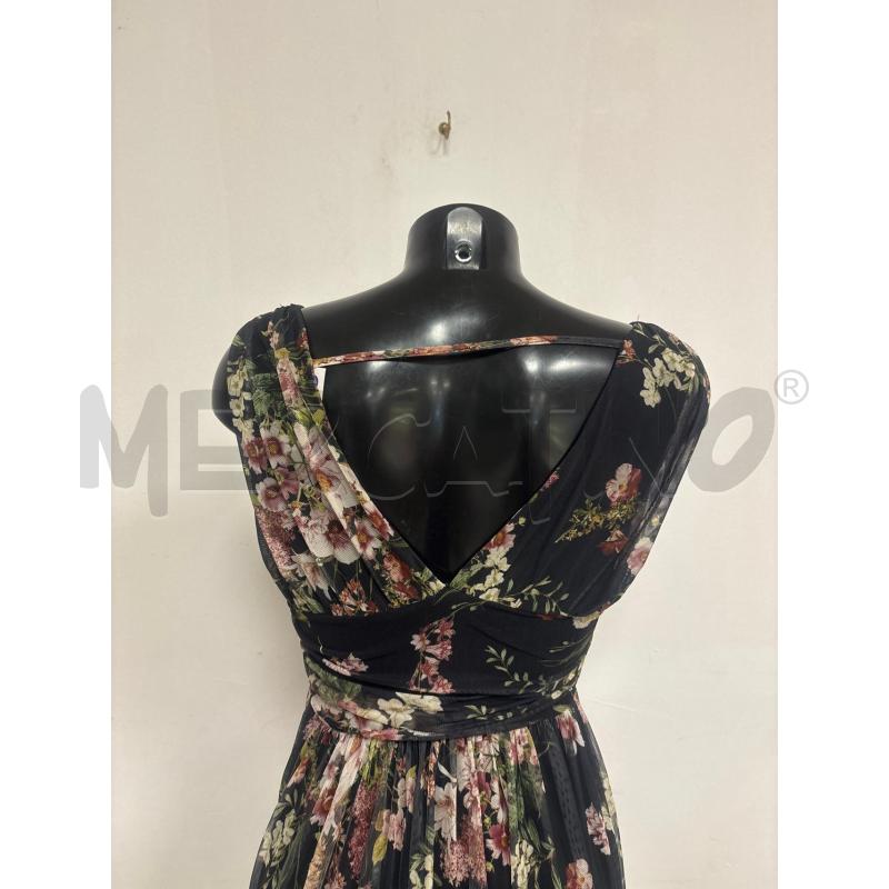 VESTITO DONNA  NERO FIORI  NUNA LIE  | Mercatino dell'Usato Trapani corso mattarella 4