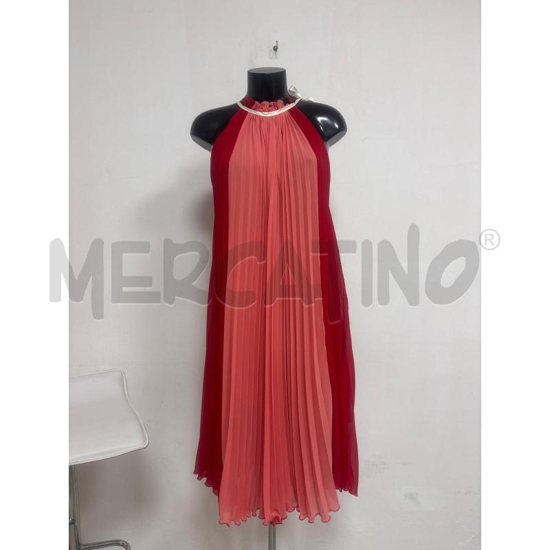 VESTITO DONNA  ROSSO ROSA EURECHA | Mercatino dell'Usato Trapani corso mattarella 1