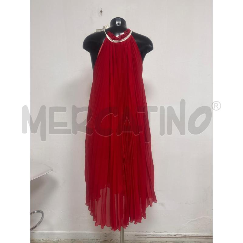 VESTITO DONNA  ROSSO ROSA EURECHA | Mercatino dell'Usato Trapani corso mattarella 3