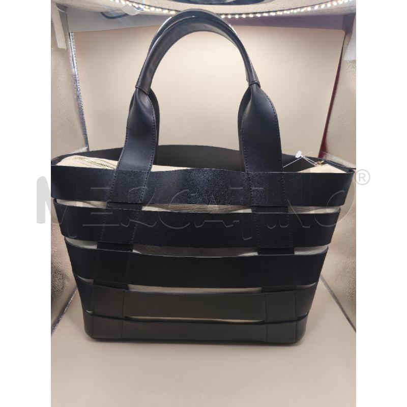BORSA DONNA LIVIANACONTI NERA BIANCA  | Mercatino dell'Usato Volpago del montello 1