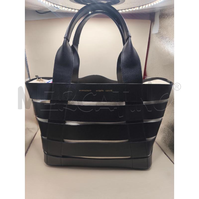 BORSA DONNA LIVIANACONTI NERA BIANCA  | Mercatino dell'Usato Volpago del montello 2