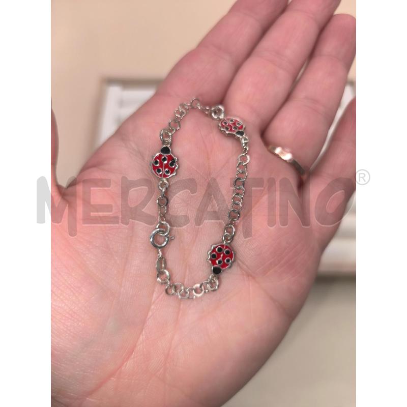 BRACCIALE ARG COCCINELLE  | Mercatino dell'Usato Volpago del montello 3