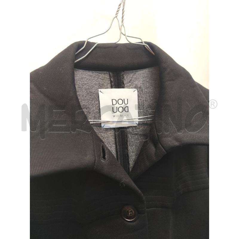 CAPPOTTO DONNA DOU DOU NERI RIGHE  | Mercatino dell'Usato Volpago del montello 3