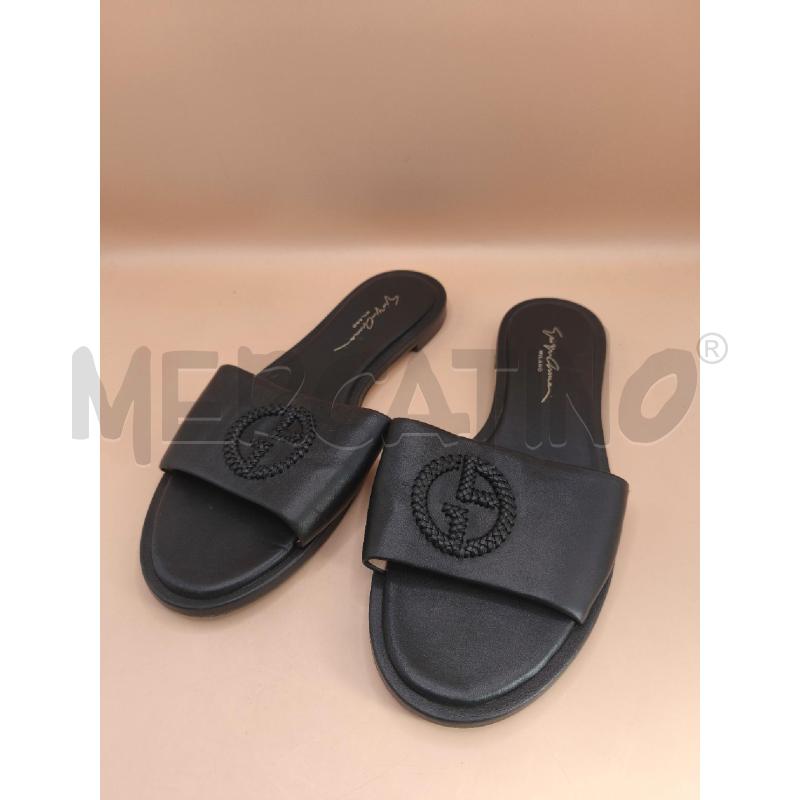 CIABATTE DONNA GIORGIO ARMANI NERI | Mercatino dell'Usato Volpago del montello 1