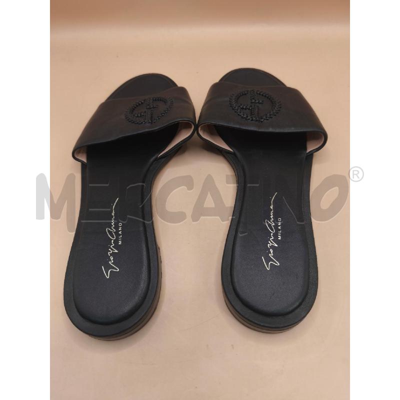 CIABATTE DONNA GIORGIO ARMANI NERI | Mercatino dell'Usato Volpago del montello 4