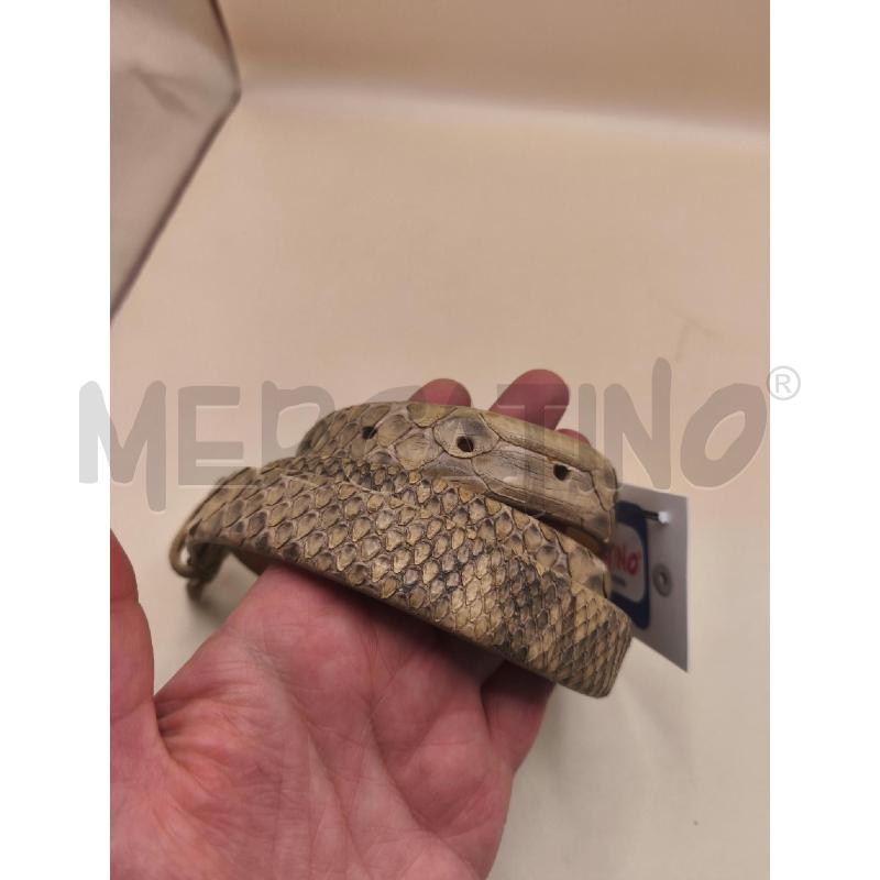 CINTURA DONNA JO NO FUI BIEGE VERO PITONE  | Mercatino dell'Usato Volpago del montello 2
