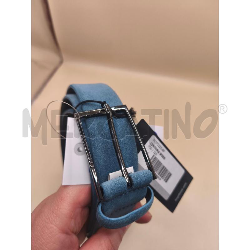CINTURA PELLE BOSS AZZURRA  | Mercatino dell'Usato Volpago del montello 2