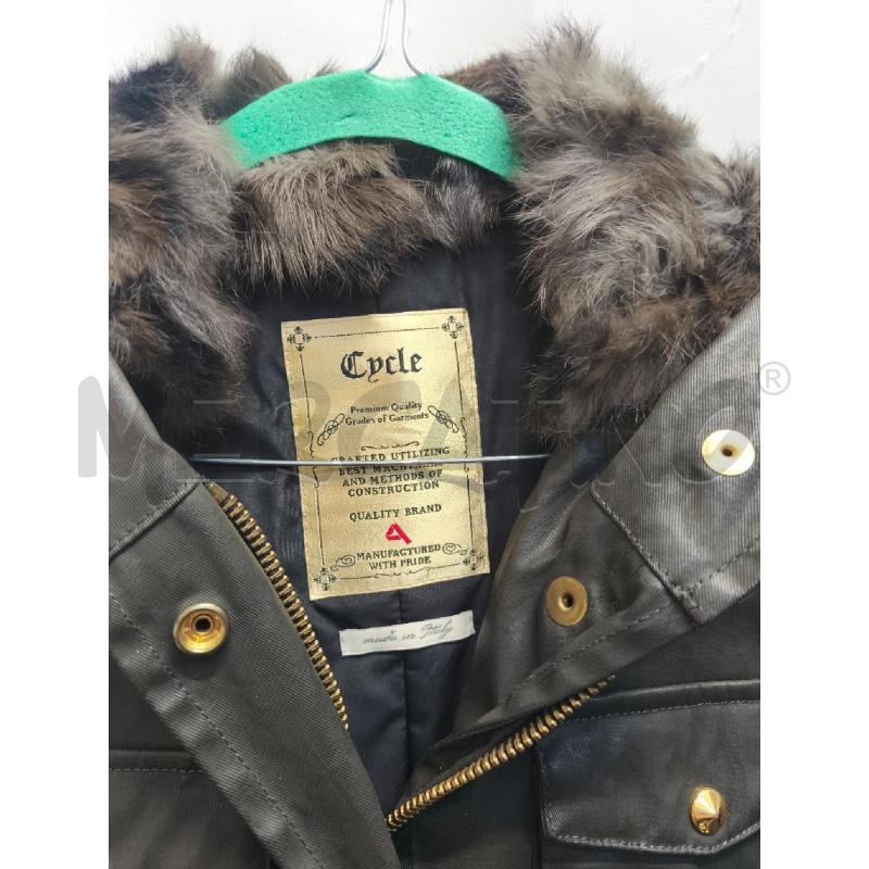 GIUBBOTTO DONNA CYCLE VERDE OLIVA  | Mercatino dell'Usato Volpago del montello 2