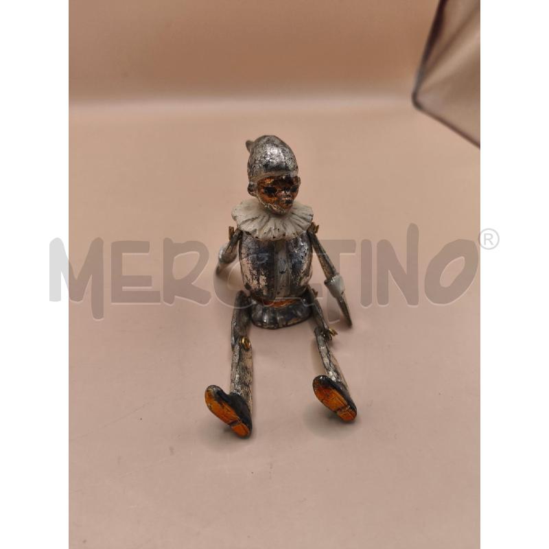 PUPAZZETTO CARNEVALE METALLO | Mercatino dell'Usato Volpago del montello 1